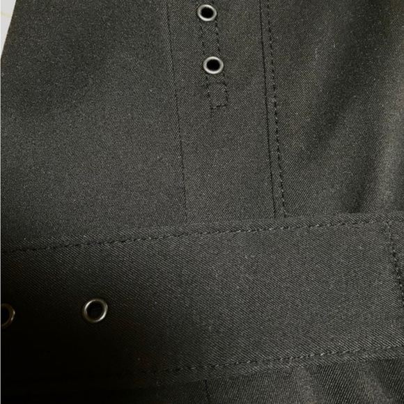 Ladies Y2K Long Black Coat, Victorinox Swiss Army, Fitted Coat, Sz 0(XS) NWT - Picture 11 of 11